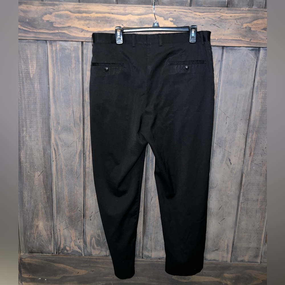 Kenneth Cole black dress pants slacks 36/30 - Picture 2 of 3